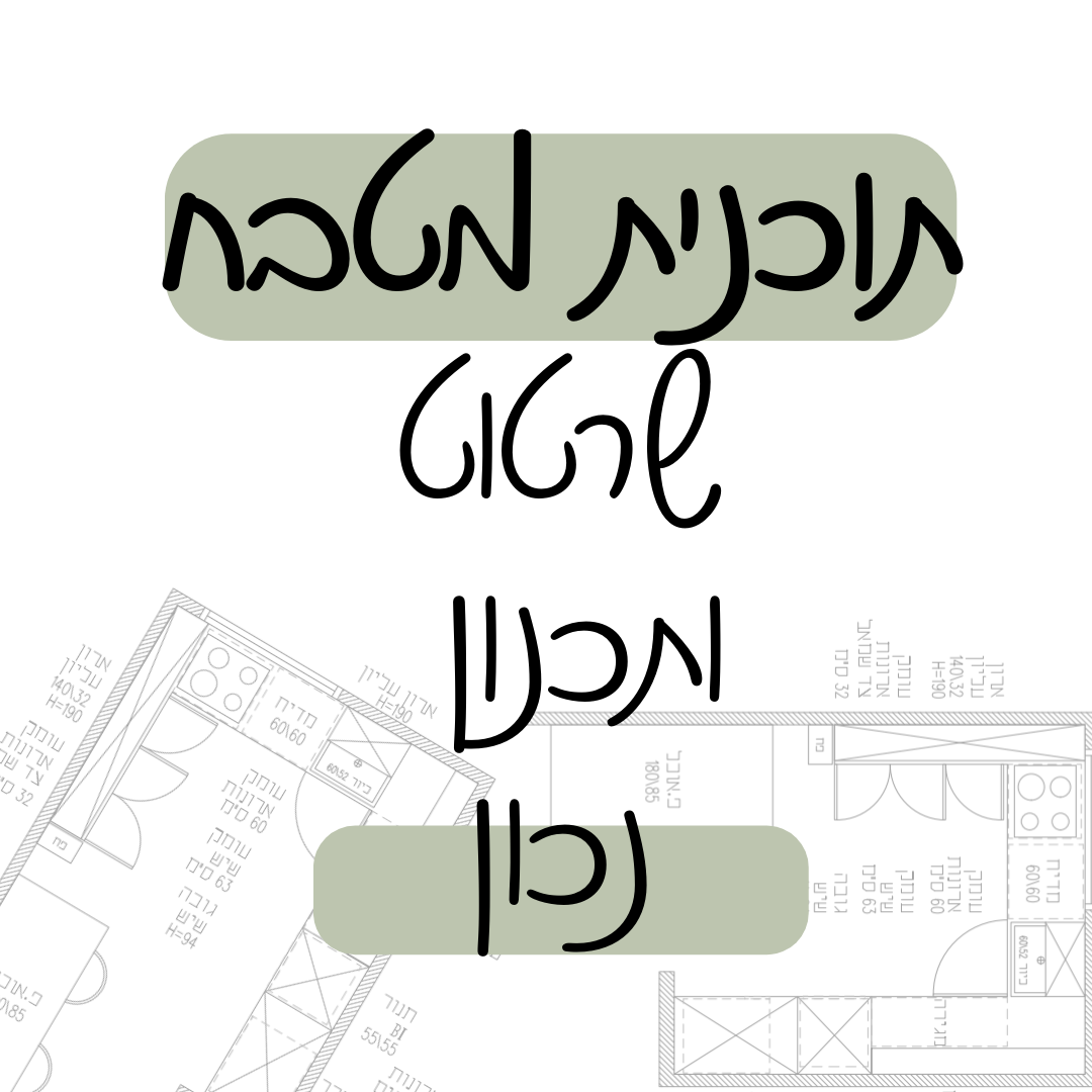הסבר מקצועי איך מעצבת פנים צריכה לשרטט ולתכנן חדר תוכנית מטבח בבלוג המקצועי של לי לביא.