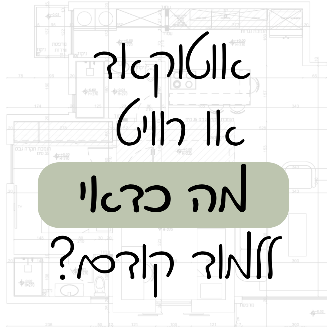 בלוג - אוטוקאד או רוויט - מה כדאי ללמוד קודם